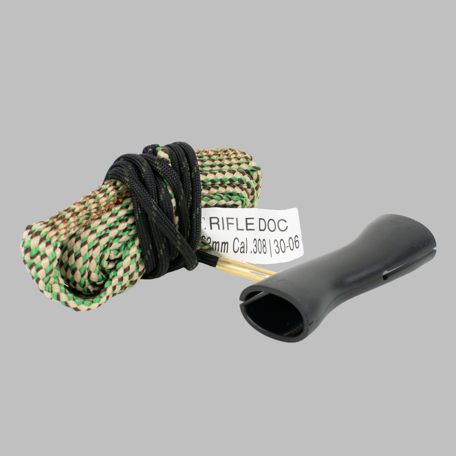 intensive reinigungsschnur mit doppelbürste von rifledoc mit griff