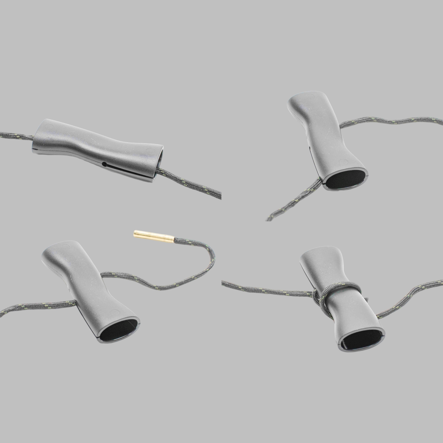 Reinigungsschnur 9mm Cal .38 .357 | für taktische Büchsen mit kurzem Lauf bis 16" | zwei Bürsten + Griff – Bild 7