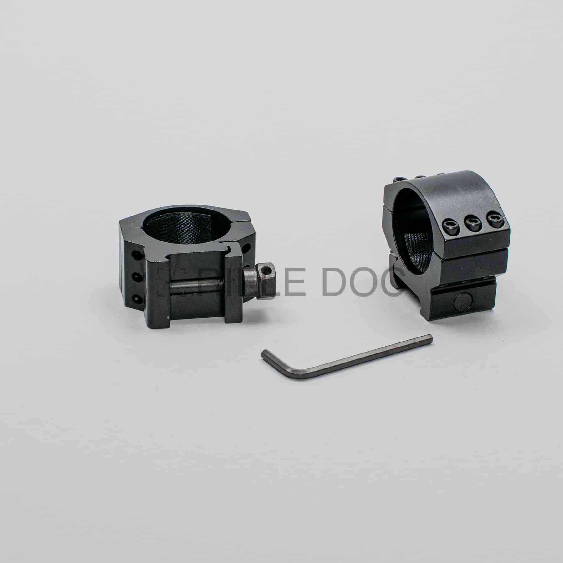 Alu Zielfernrohr Montageringe für 21 mm Picatinny Ø 30mm – Bild 2