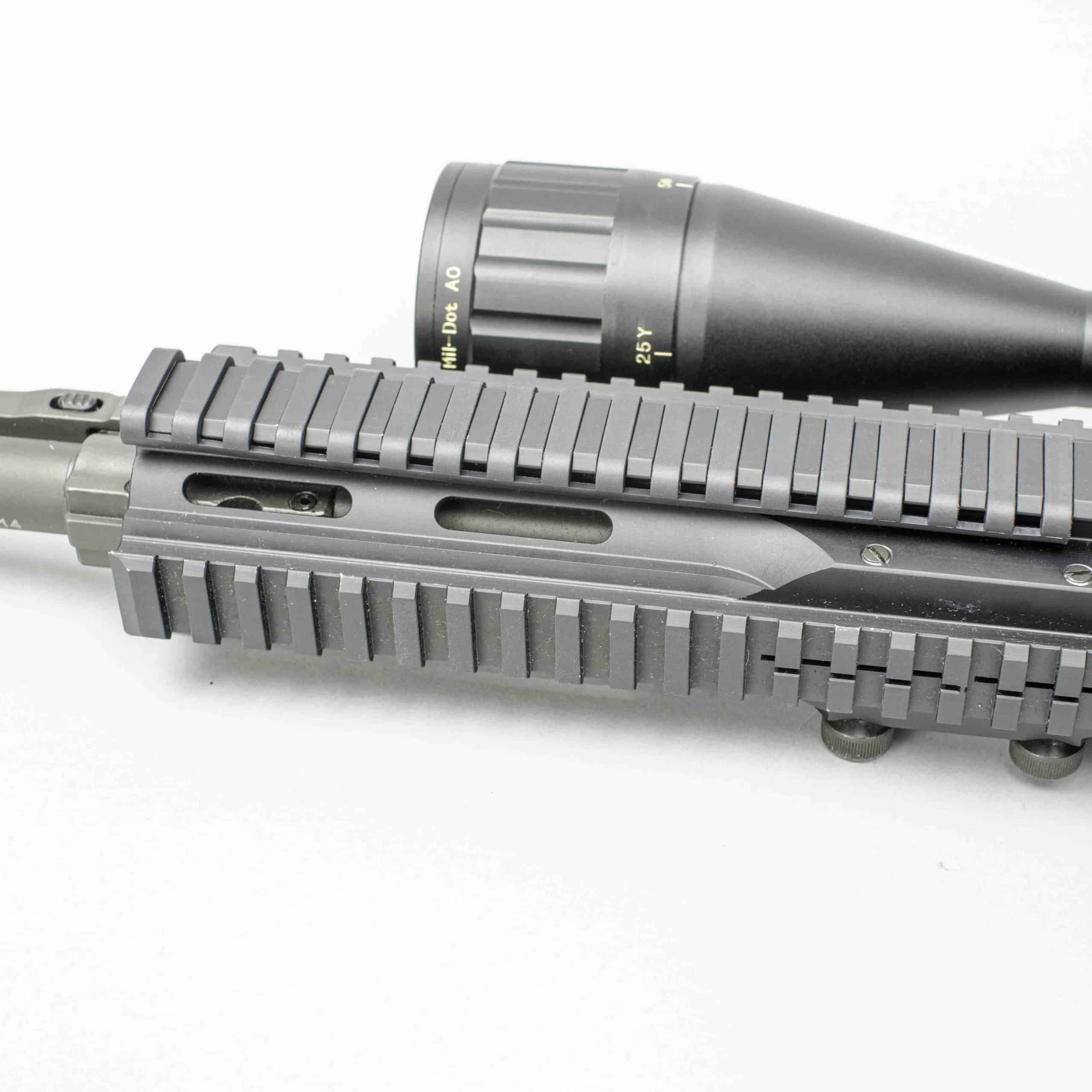 Handschutz für 21mm Picatinny Schiene Rail Guard 4 Stück Schwarz – Bild 2