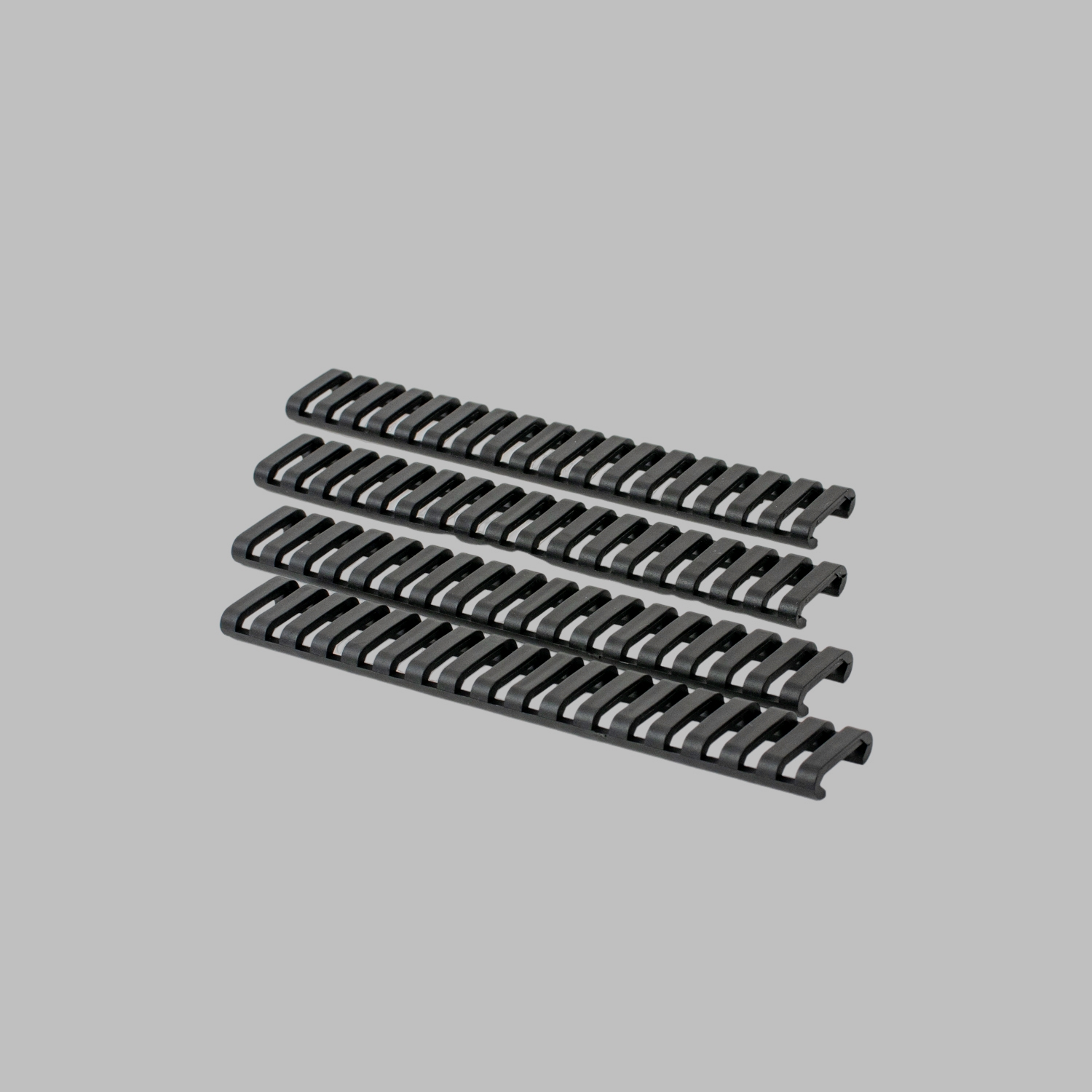 Handschutz für 21mm Picatinny Schiene Rail Guard 4 Stück Schwarz – Bild 8