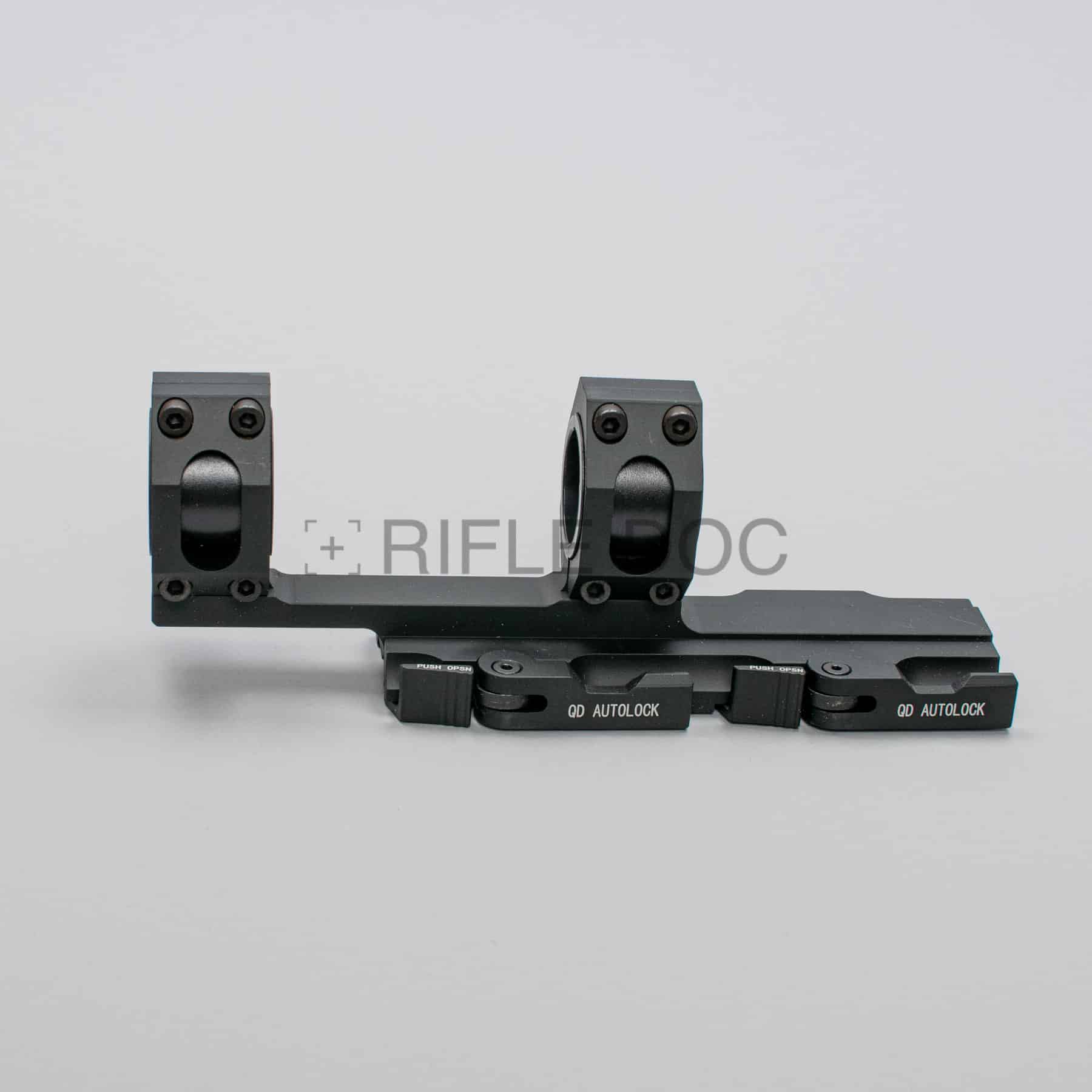 Blockmontage Autolock 21mm Picatinny Schiene Ø 30mm u. 25,4mm Schwalbenschwanz – Bild 7