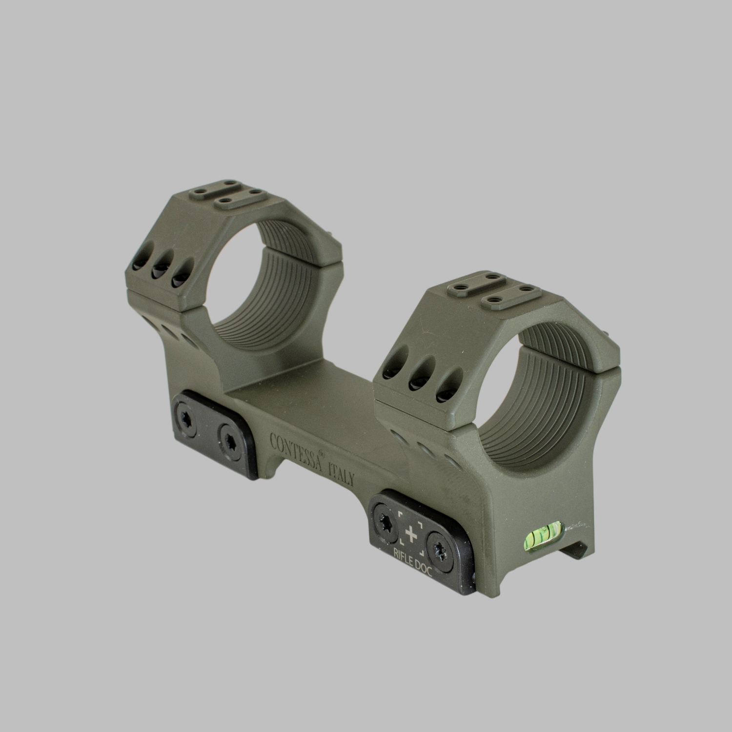 Taktische Blockmontage Green / Olive mit integrierter Libelle – Bild 15