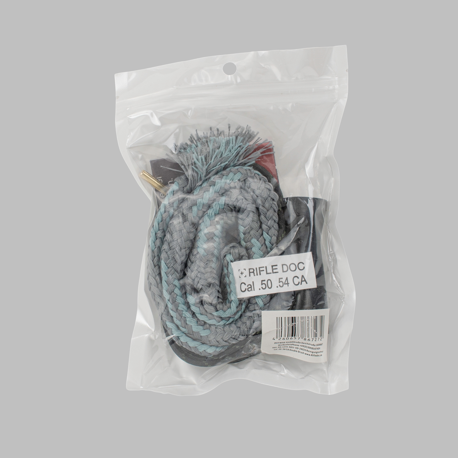 Laufreinigungsschnur Cal .50 / .54CA | Zwei Bürsten + Griff – Bild 8