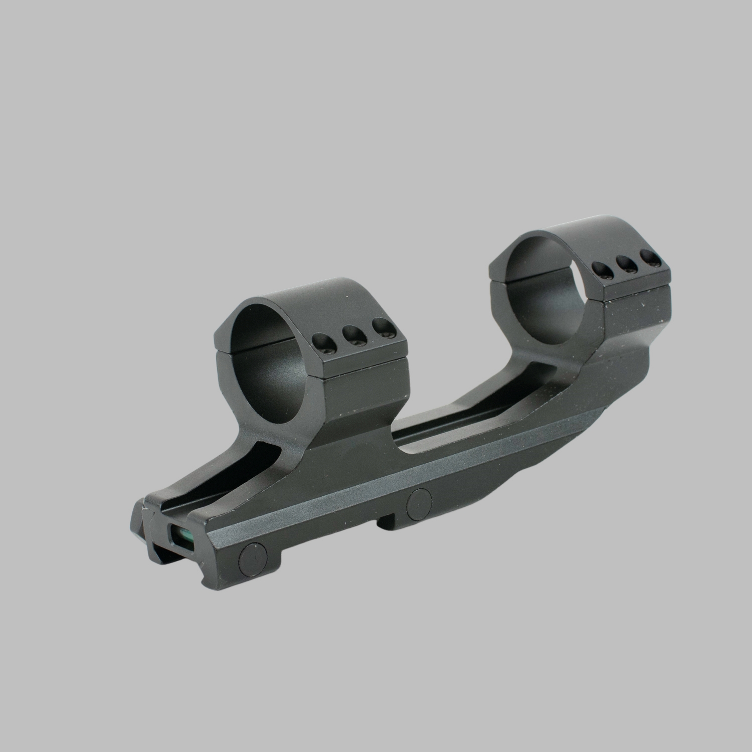 schräg von vorne blockmontage 30mm mit libelle rifledoc